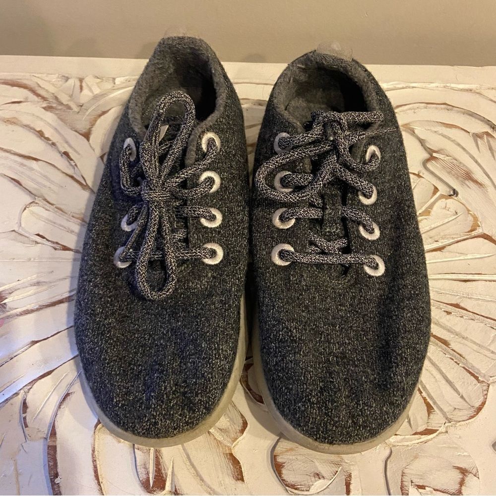 Allbirds Wool Runners WR Grey Charcoal Running Walking Sneakers Women Size 8